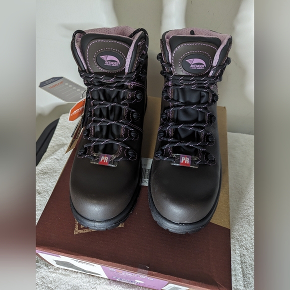 NWT Womens Avenger Composite Work Boots Framer A7123 8.5 M (B) EUC - Picture 9 of 9